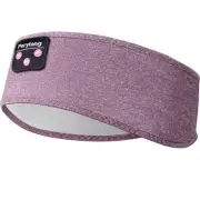 Bluetooth Headband Sleep Headphones Purple 2 in 1 for Sports and Music
