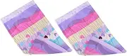 HEALEEP 2Pcs Skin Friendly Pillowcases for Comfortable Sleep Washable Covers with Unique Pattern Design for Use
