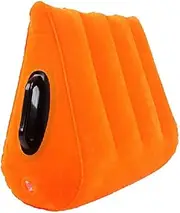 Inflatable Pillow Triangle Pillow Inflatable Auxiliary Inlet Triangle Cushion with Armrest Portable Foldout Out-Door Mattress Positioning for Sofa Bed-
