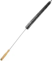 Nylon Brush Cleaner Brush - Long Flexible Refrigerator Coil Soft Bristile Brush, Laundry Room and Washer Dryer Cleaning Brush (Black, One Size)
