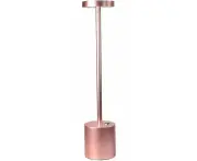 Cordless LED USB Rechargeable Table Lamp (Rose Gold)