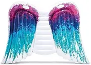 Large Colorful Angel Wings Swim Ring, Inflatable Pool Float for Swimming Pool Party Decorations, Pool Float Mattress Beach Bed LWX