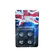DDA 1:24 Scale Chrome Wheels Tyres Axles Holden HQ Ford XY Model