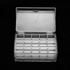 Double Layer 30 Grid Jewelry Box Organizer Transparent Storage Display Case ECM