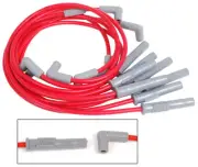 MSD MSD31329 RED IGNITION LEAD SET FOR FORD 302 351 WINDSOR V8 HEI CAP 8.5mm