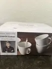 Royal Doulton (4) GORDON RAMSAY White MAZE GRILL Coffee TEA MUGS - 4 VARIETIES