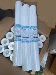25 Pack 10 Mic. 20"x2.5" Whole House & Mist Sys Sediment Water Filter Cartridges