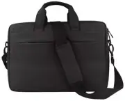 Laptop Bag Lightweight Portable Case Suit 15.6" Monitor with Luggage Strap Black