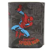 Spider-Man in Action Trifold Wallet Black
