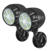 Motion Sensor Battery Powered Outdoor Light,IP65 Waterproof Spotlight,6 LED 2P