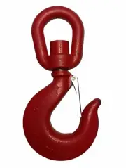 Chain A WLL 11 Ton Swivel Hook w/Latch - Made in USA