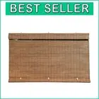 36" x 72" Roll-Up Bamboo Blinds - Elegant Cord-Free Solution for Outdoor Living