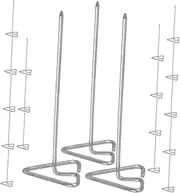 Stainless Steel Triangle Skewers 20pcs Metal Skewers for Grilling Chicken Veggies