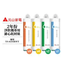 在飛比找Yahoo!奇摩拍賣優惠-【元山家電】2年份耗材淨飲機濾心 適用 YS-8103RWT