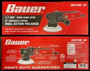 (BRAND NEW) Bauer 5.7 Amp 6 in. Short-Throw Random Orbit Polisher Sander