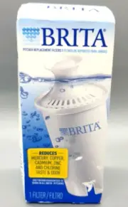 BRITA 35501 / OB03 STANDARD REPLACEMENT FILTER ~ 1 FILTER WHITE **NEW**