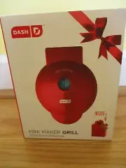 Dash Mini Maker Electric Grill Portable Machine DMG010RD