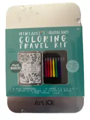 Mini Art 101 Coloring Travel Kit Mini Markers