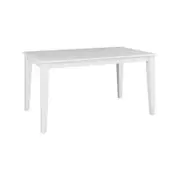 Daisy Dining Table 150cm Solid Acacia Timber Wood Hampton Furniture - White