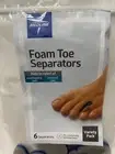 Medline Foam Toe Separators SM, MED, LG 2 ea - 6ct / package ( 1 package ) FOAM