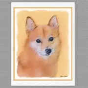 6 Finnish Spitz Dog Blank Art Note Greeting Cards