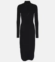 [Proenza Schouler] Proenza Schouler White Label turtleneck midi dress AU 14 black