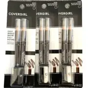 3)Covergirl Fill + Define Eye Brow Pencils Eyeliner Makers 505 rich brown new