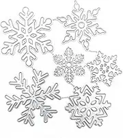 Christmas Snowflake Metal Die Cuts for Card Making Metal Cutting Dies for Scrapbooking Paper Crafting DIY Embossing (Style A)