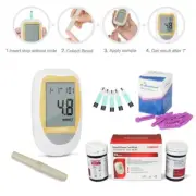 Blood glucose Monitor Blood Sugar meter 50 Test strips Lancet diabetes Home Kit