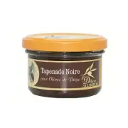 Tapenade Noire, Schwarze Oliven Zubereitung, 90g, Tapenade Noire aux Olives de