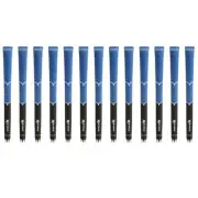 Karma V-Cord Classic Blue Upper Half Cord STANDARD Size Golf Grips - 13 GRIPS!