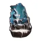 Incense Burner Holder Exquisite Soothing Smoke Fountain Waterfall Incense Burner