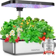 Hydroponics Growing System Indoor Garden - Herb Garden with Grow Light, 15 Pods