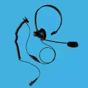 Flexible Band Mono Headset PTT VOX Mic for Puxing PX-555 PX-888 Lisheng LS-747