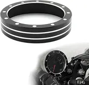 Vuzmode 1Pcs Motorcycle Aluminum Speedometer Gauge Bezel Trim Ring, for Harley, Davidson X350 2023 Speedometer Trim Ring(Style B)