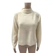 Brave Soul Light Weight Cream Knitted Jumper Size M AU 12 - 14