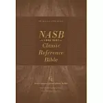 NASB, CLASSIC REFERENCE BIBLE, GENUINE LEATHER, BUFFALO, BROWN, RED LETTER, 1995 TEXT, COMFORT PRINT