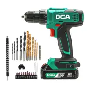Cordless Drill Set, 336 in-lbs Torque, 3/8" Keyless Chuck, Electric Power Dri...
