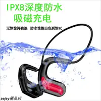 在飛比找蝦皮購物優惠-運動骨傳導藍牙耳機 IPX8級防水音樂游泳耳塞 不入耳掛耳式