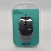 Logitech M100 full-size corded mouse