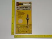Stanley Screw-Mate 1 1/2" x #10 Boatbuilders Countersink VTG Drill Bit 1525 NOS