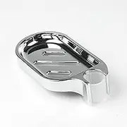 Adjustable Shower Soap Dish Holder Clip - Wall Mount Lift for Bathroom Kitchen - No Drilling Needed, Fits 25Mm Rod/Pipe