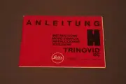 Leitz Trinovid BC Instructions, c1981, Original, Not A Copy! DE EN FR ES IT