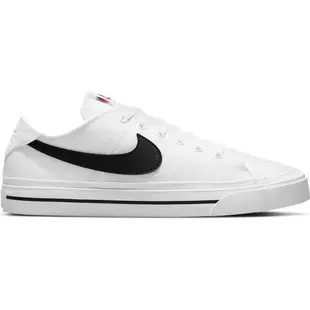 南◇2021 7月 NIKE Court Legacy Canvas CW6539-101 白色黑勾 帆布 女鞋 基本款