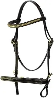 Hy in-Hand Leather Bridle (UK Size: Full) (Black)