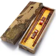 Chopstick Reusable Chinese Dragon and Phoenix Chopsticks with Holder and Carr...
