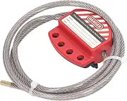 Tagout Cable Lock Adjustable Lockout Device Stainless Steel 4 Key Hole Repair Management