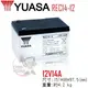 【萬池王 電池專賣】YUASA湯淺REC14-12 高性能密閉閥調式鉛酸電池~12V14Ah