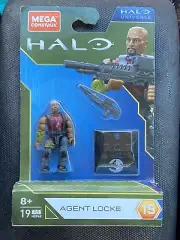 Mega Construx Halo Universe Heroes Series 15 Agent Locke Mini Figure UNSC