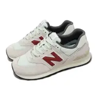 在飛比找momo購物網優惠-【NEW BALANCE】休閒鞋 574 男鞋 女鞋 灰 紅